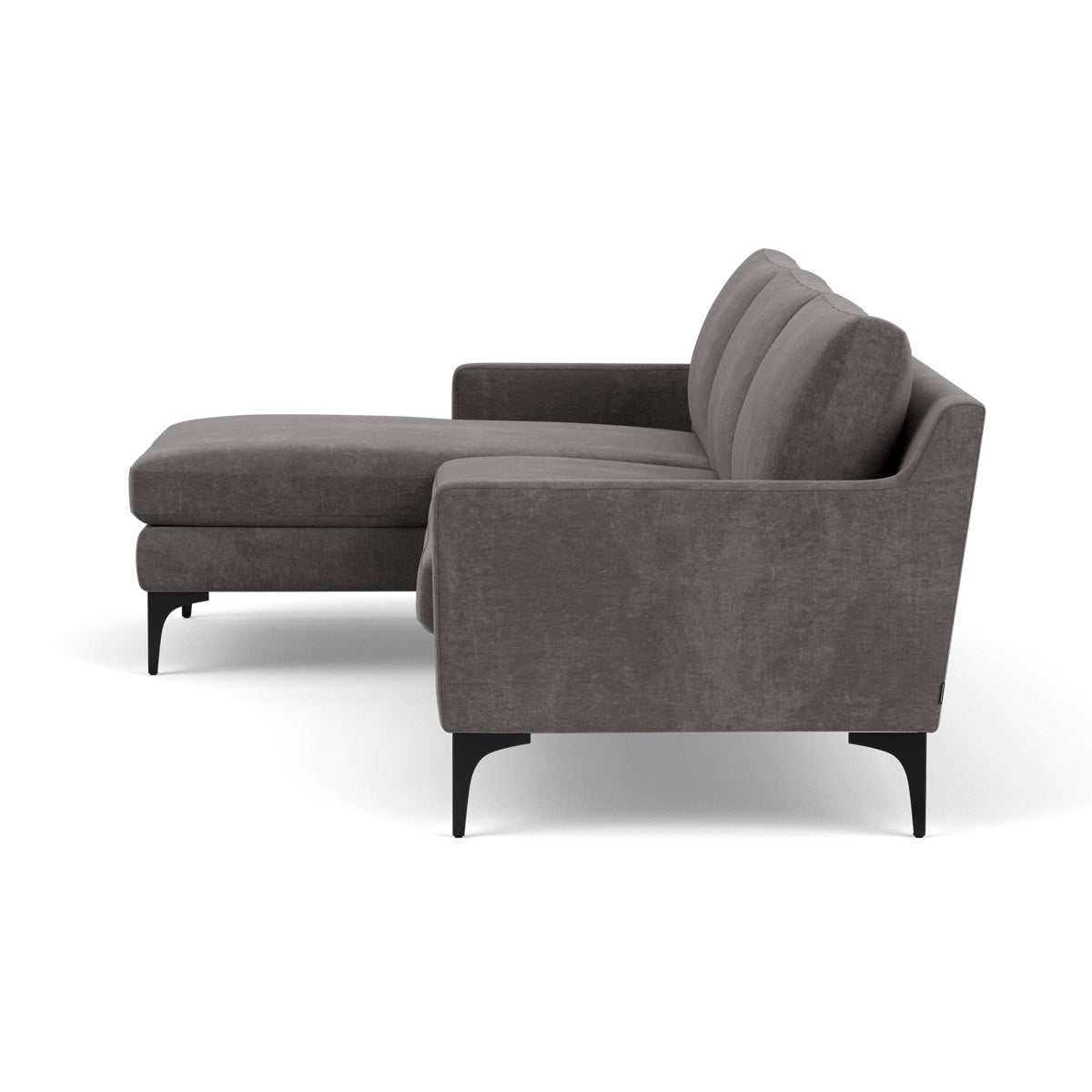 Astha Fabric Left Chaise Sofa - Modern L-Shaped Sectional Couch with Reversible Design for Living Room, Lounge & Home Theater Comfort