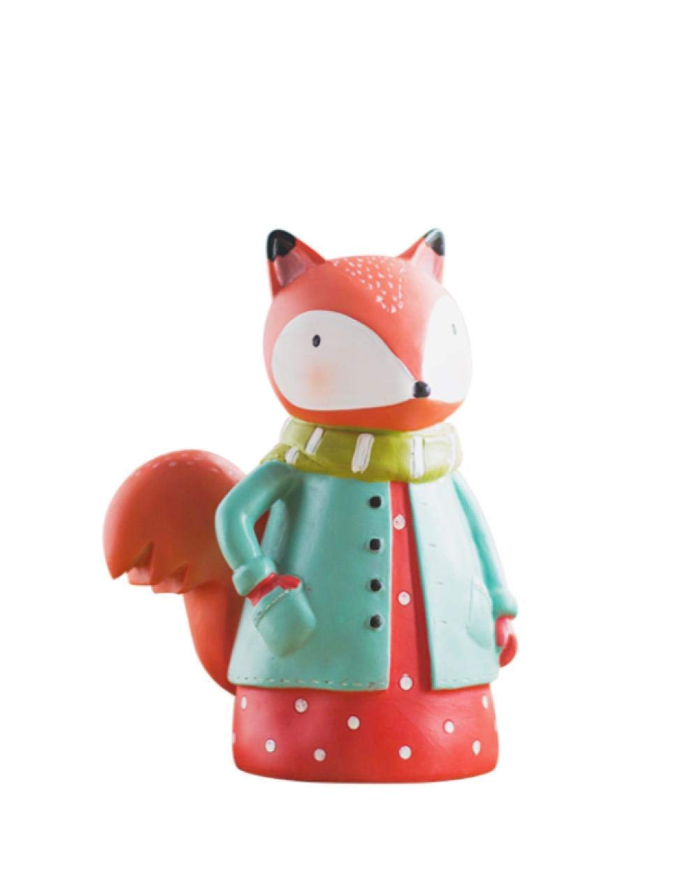 XKOEY Fox & Piggy Bank - Cute Cartoon Animal Money Box for Kids, Home Decor & Gift Idea | Perfect for Savings, Birthday Presents & Desktop Decoration