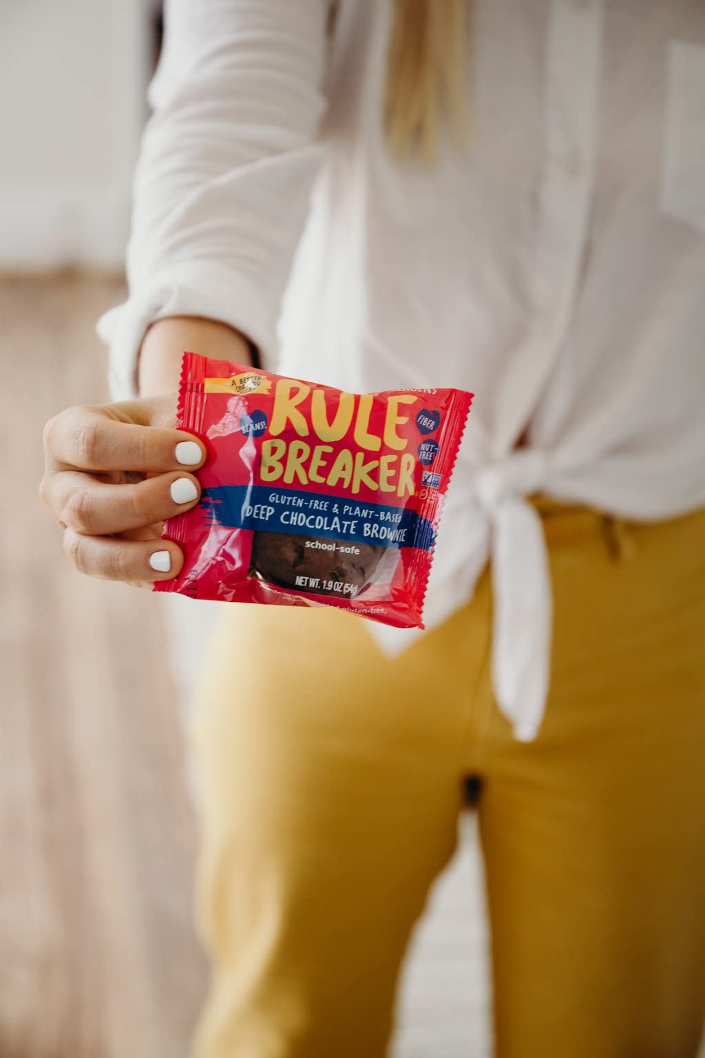 Rule Breaker Snacks Brownie Blondie Variety Pack - Vegan, Gluten-Free, Nut-Free, Top 11 Allergen-Free Healthy Desserts | Perfect for School Lunches, Office Snacks & Allergy-Friendly Treats