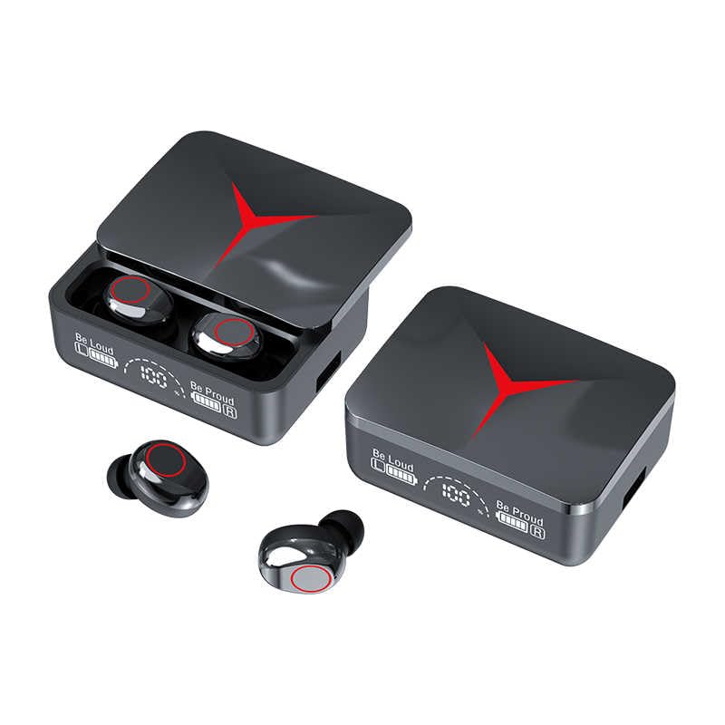 M90 PRO TWS Wireless Earbuds Bluetooth 5.3 with ENC Noise Cancellation, IPX6 Waterproof Sport Earbuds for Gaming, Running, Workout - Perfect for Gym, Commuting & Outdoor Activities (Black)