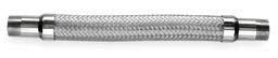 Flexible Metal Hose Assembly 1 1/2 Inch x 24 Inch - 321 Stainless Steel Corrugated Hose with Fittings - Heavy Duty Industrial Hose for Water, Gas, Oil & Chemical Transfer in Plumbing, HVAC & Manufacturing