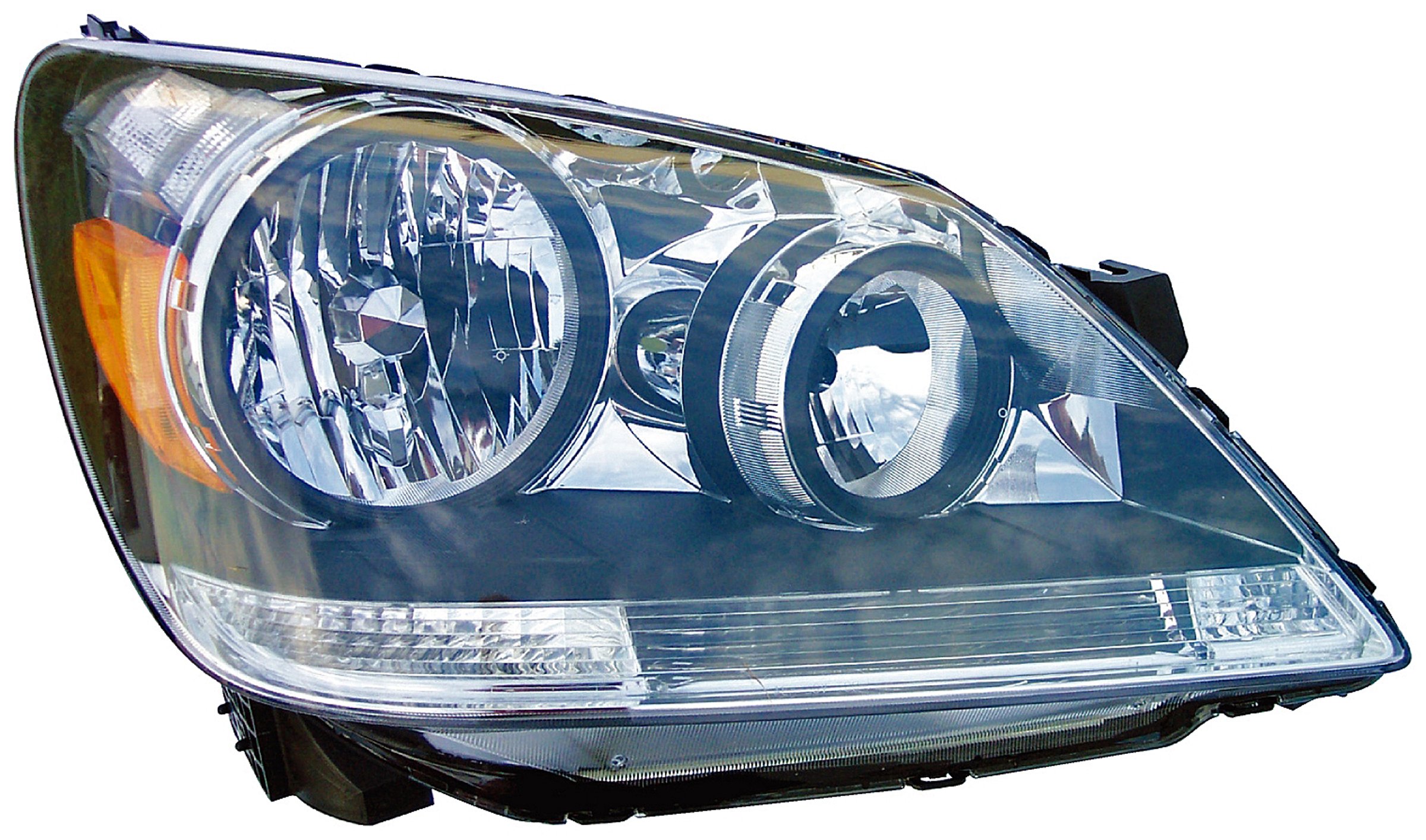 Dorman 1591128 Passenger Side Headlight Assembly Replacement for Honda Accord, Civic, CR-V - Perfect for Night Driving & Enhanced Visibility