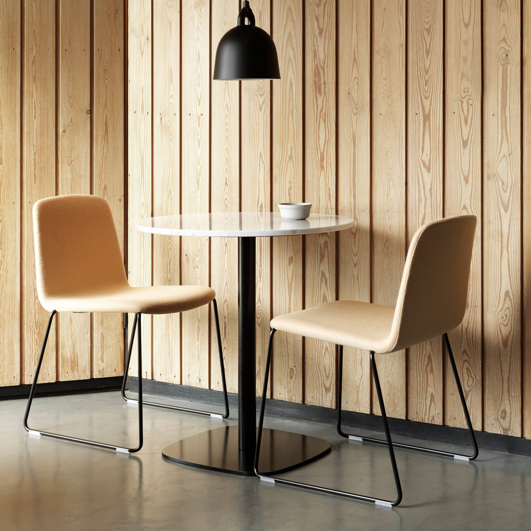 Round Cafe Table - Bar & Counter Height - Perfect for Bistros, Coffee Shops & Home Kitchens