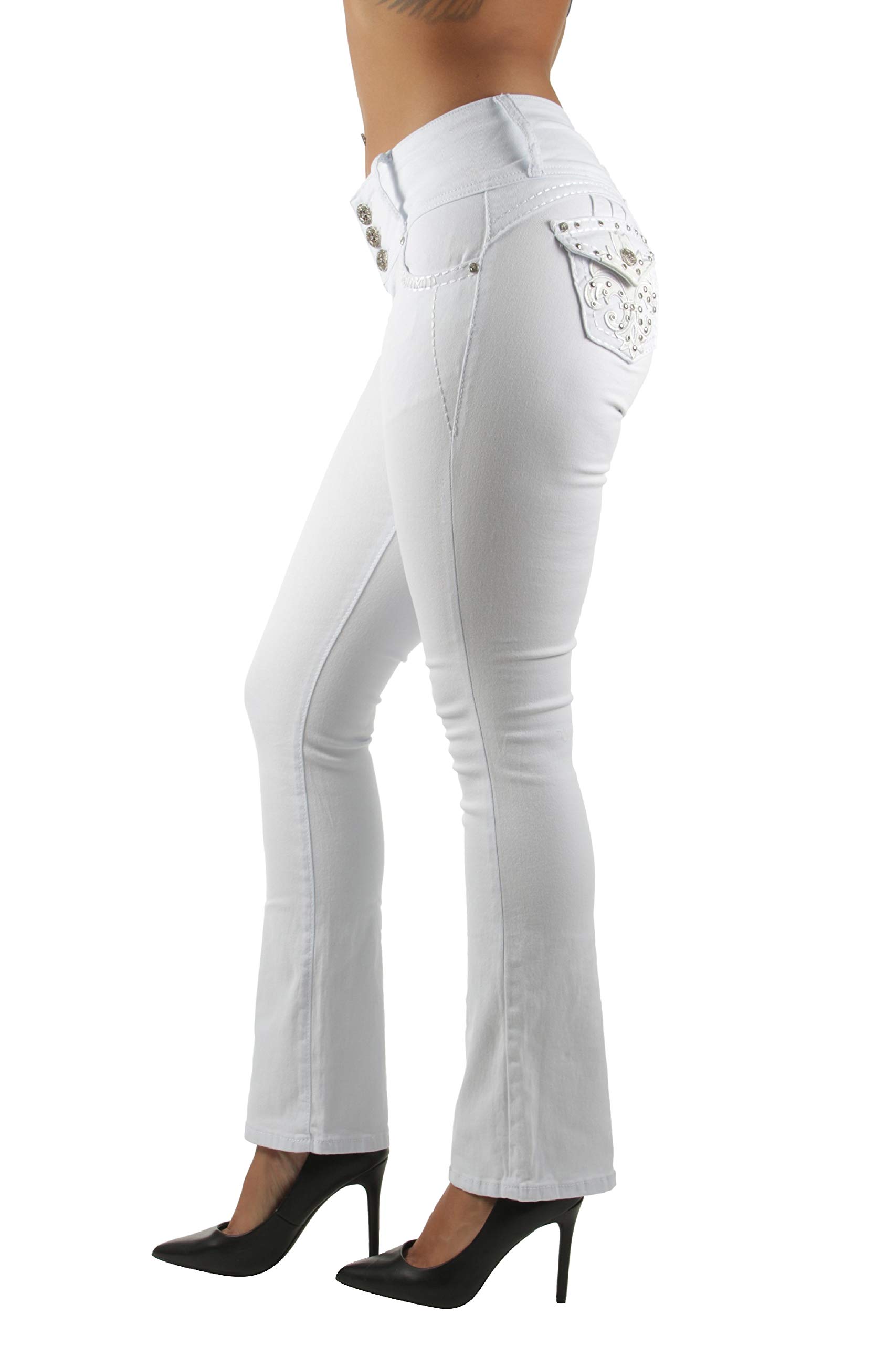 Sexy Flare Bootleg Ripped Premium Bootcut Women's Jeans - Perfect for Casual Outings, Date Nights & Street Style Fashion