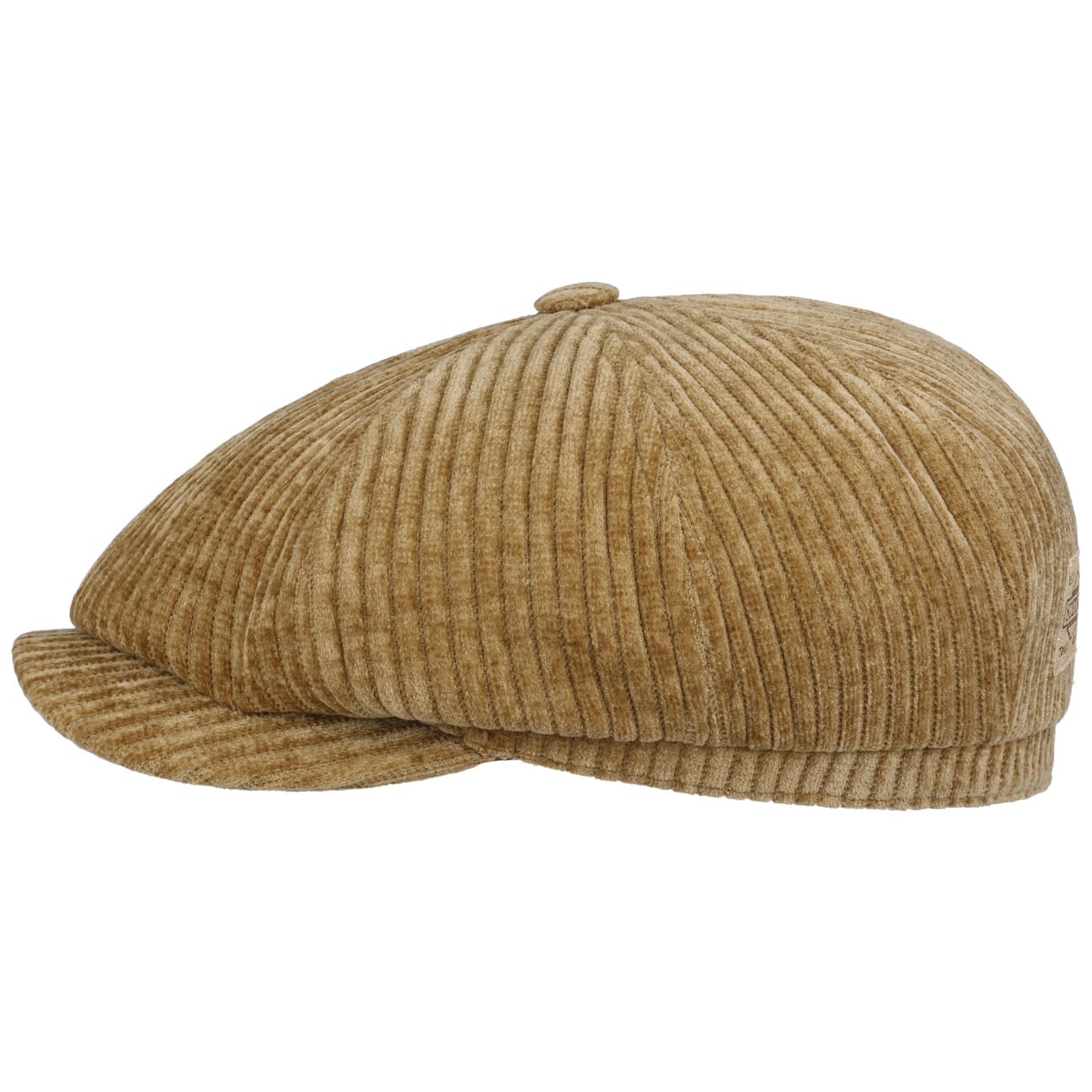 Stetson Hatteras Corduroy Jersey Flat Cap for Men - Classic Vintage Style Hat for Casual Wear, Outdoor Activities, and Travel