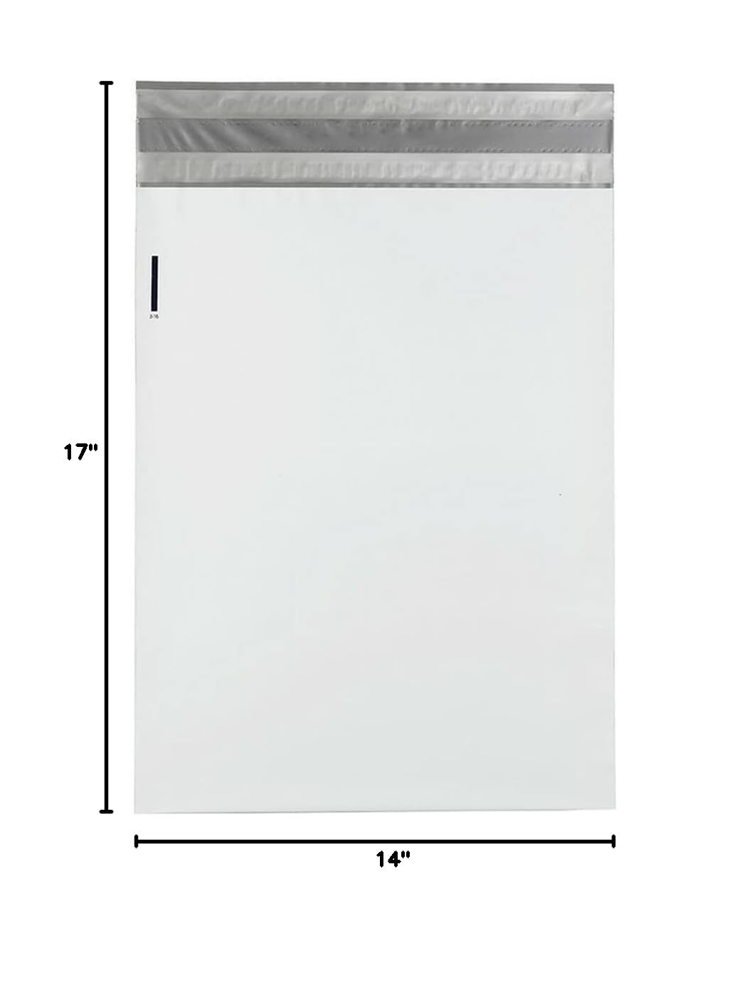 White 14x17 Returnable Poly Mailers - 500/Case - Eco-Friendly Shipping Envelopes for Ecommerce, Retail & Returns