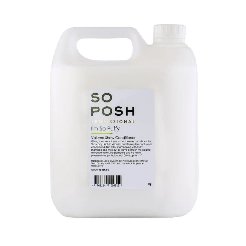 So Posh I'm So Puffy Hair Conditioner - Deep Moisturizing & Nourishing Treatment for Dry, Damaged Hair (3 Sizes: 8oz, 16oz, 32oz) - Perfect for Daily Use, Salon-Quality Results at Home