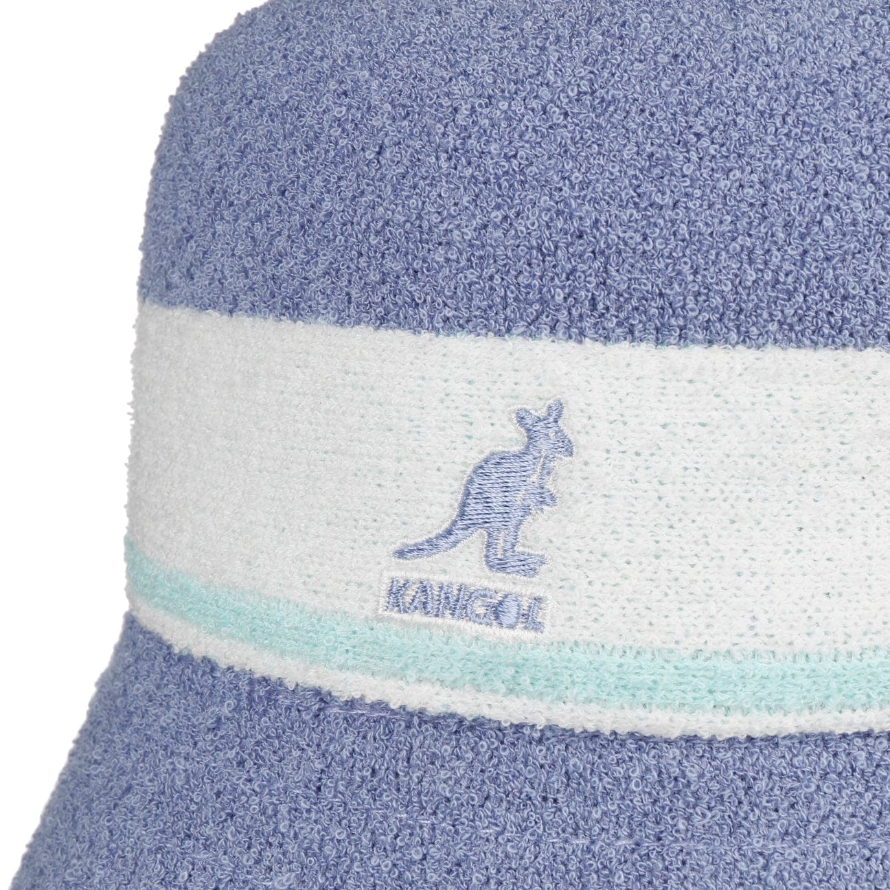 Kangol Bermuda Stripe Bucket Hat for Men & Women - Summer Sun Protection, Beach & Outdoor Activities