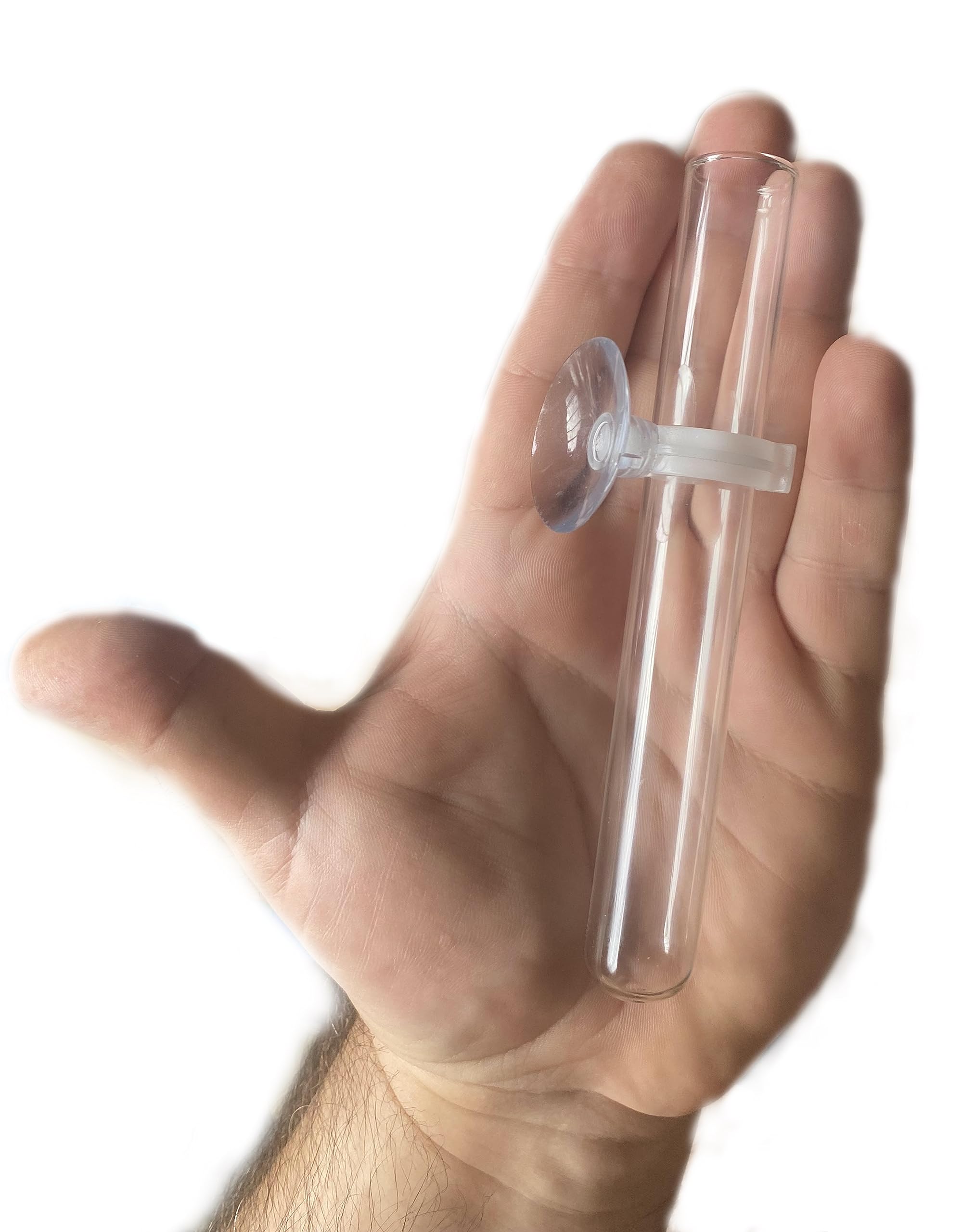 Glass Test Tube Vases with Suction Cups for Plant Propagation - 4 Pack Hydroponic Growing Kit for Windows, Home, Car and Bathroom Decor | Perfect for Herb Gardens, Succulents and Indoor Plants