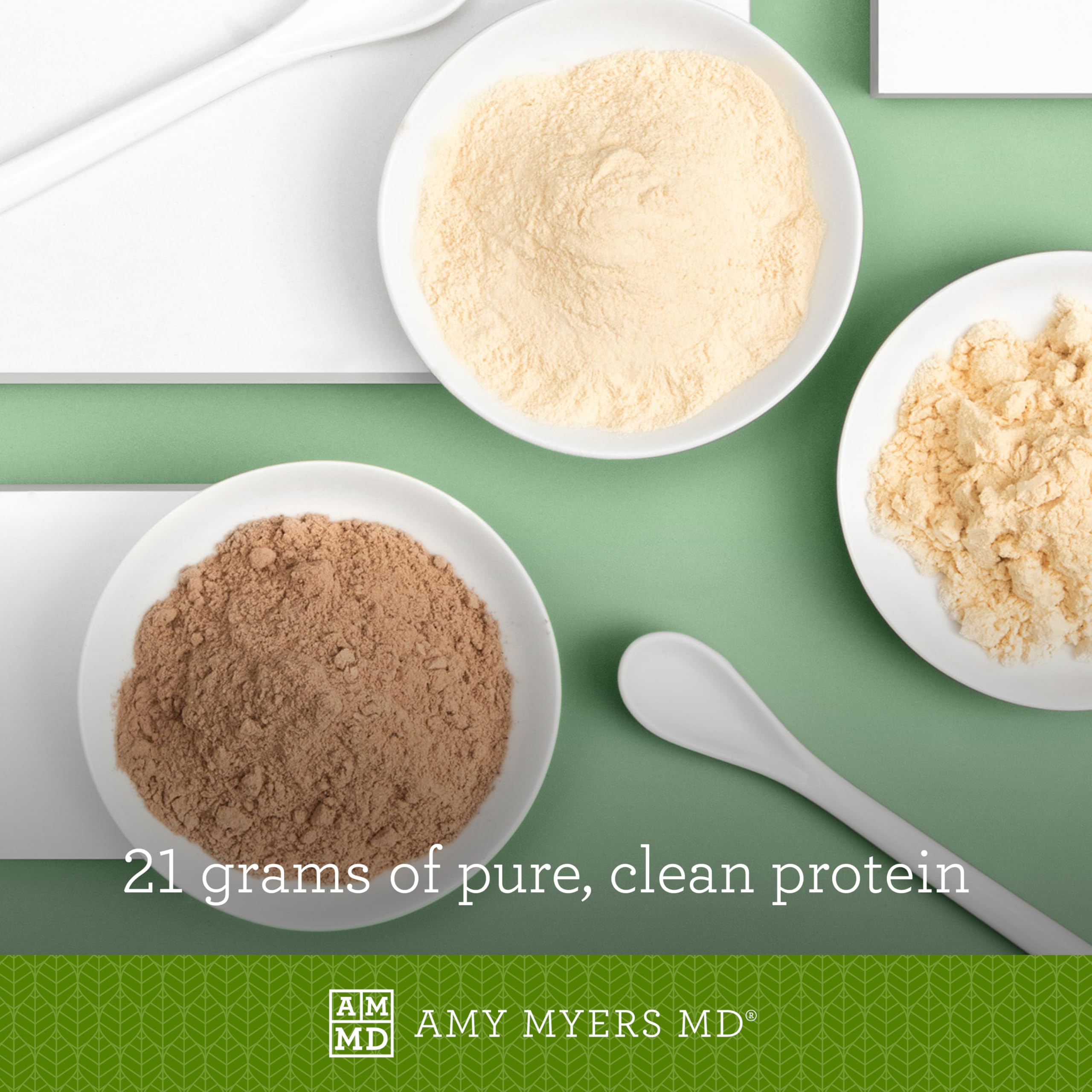 Amy Myers MD Pure Paleo Protein Powder - Grass Fed, Hormone Free, Non-GMO, Gluten & Dairy Free - Keto & Paleo Friendly Protein Supplement - 29.31 Oz Pumpkin Spice Flavor - Ideal for Smoothies, Baking & Post-Workout Recovery
