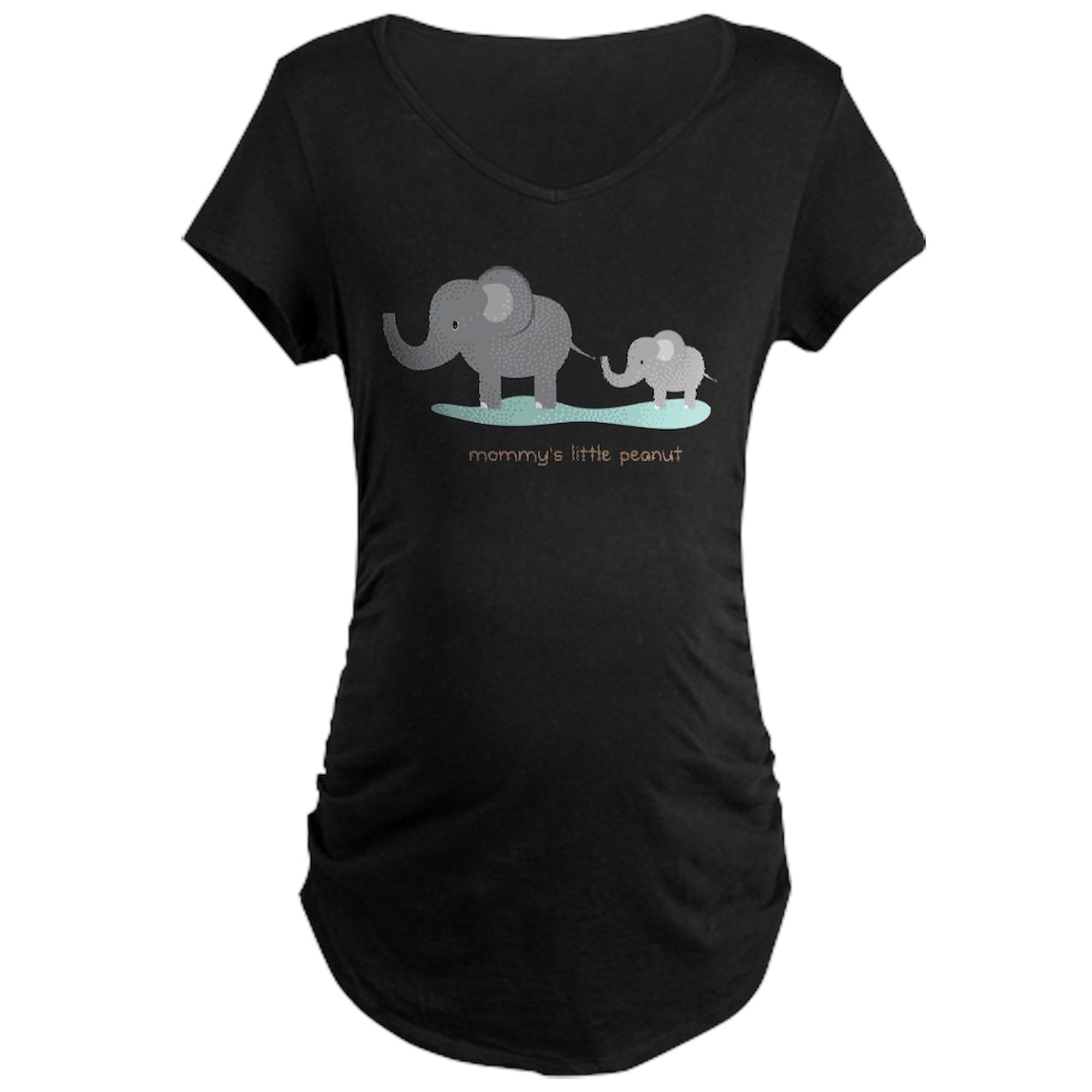 Stylish Maternity Dark T-Shirt for Women - Ruched Side Design for Comfort & Fit | Perfect for Pregnancy, Casual Wear & Maternity Photos | CafePress