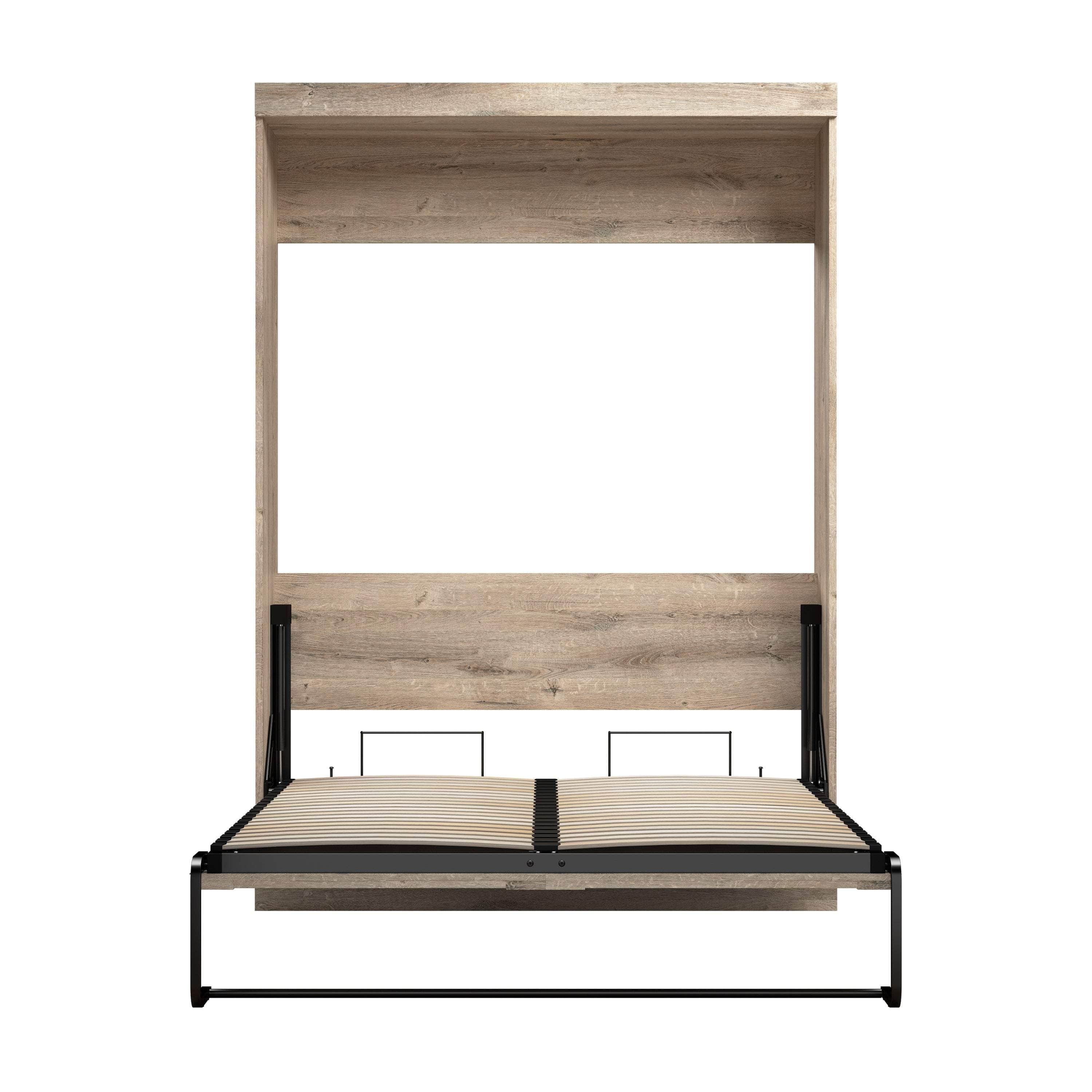 Pur Full Size Murphy Wall Bed with 7 Color Options - Space-Saving Wall Bed for Small Apartments, Guest Rooms & Home Offices