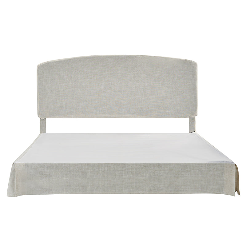 Amadeus Upholstered Platform Bed with Removable Washable Slipcover - Queen Size Bed Frame for Modern Bedroom Decor | Perfect for Master Bedroom, Guest Room & Apartment Sleeping