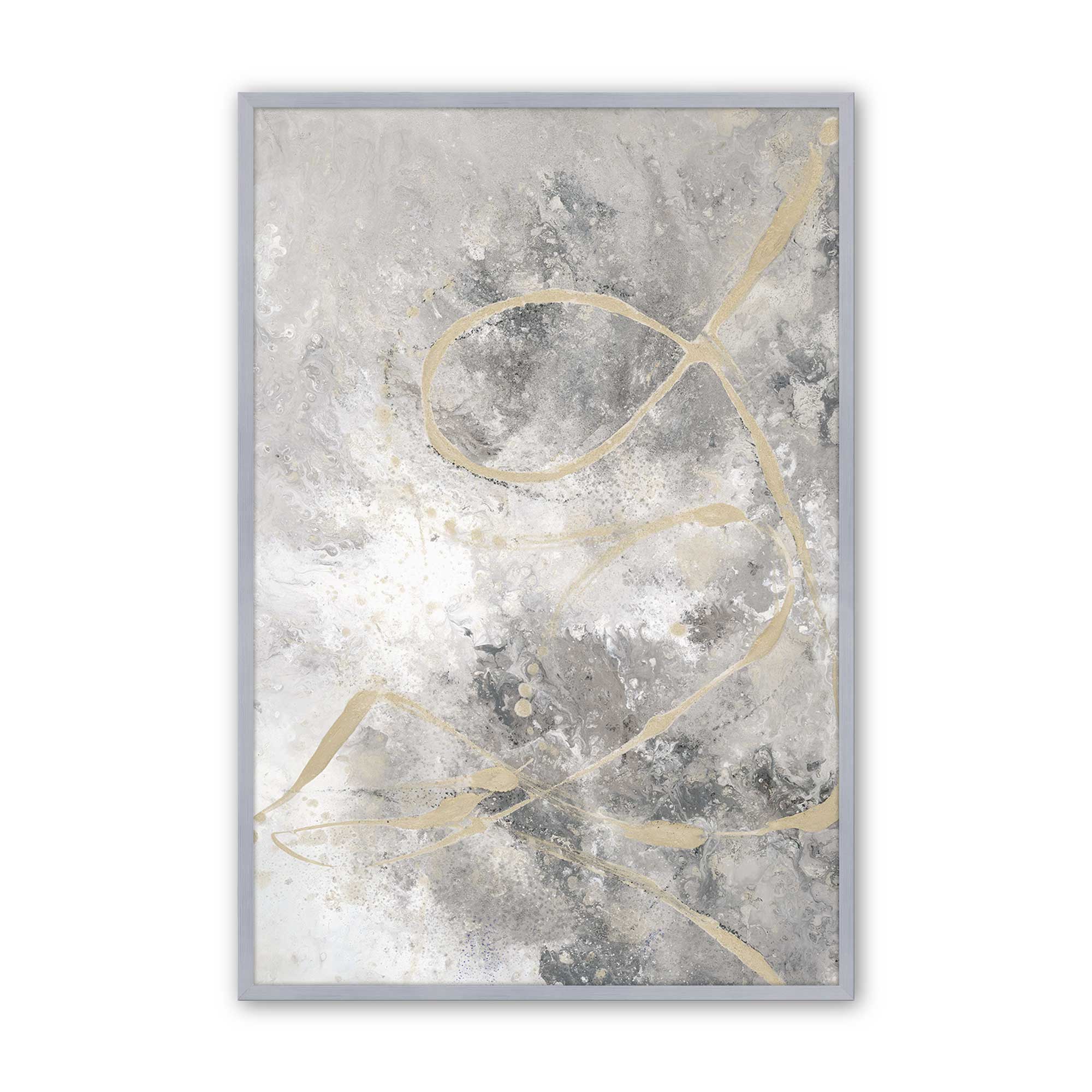 Gilded Whispers v3 Print - Premium Wall Art Decor for Living Room, Bedroom & Office | Elegant Home Decor Painting for Modern Interiors