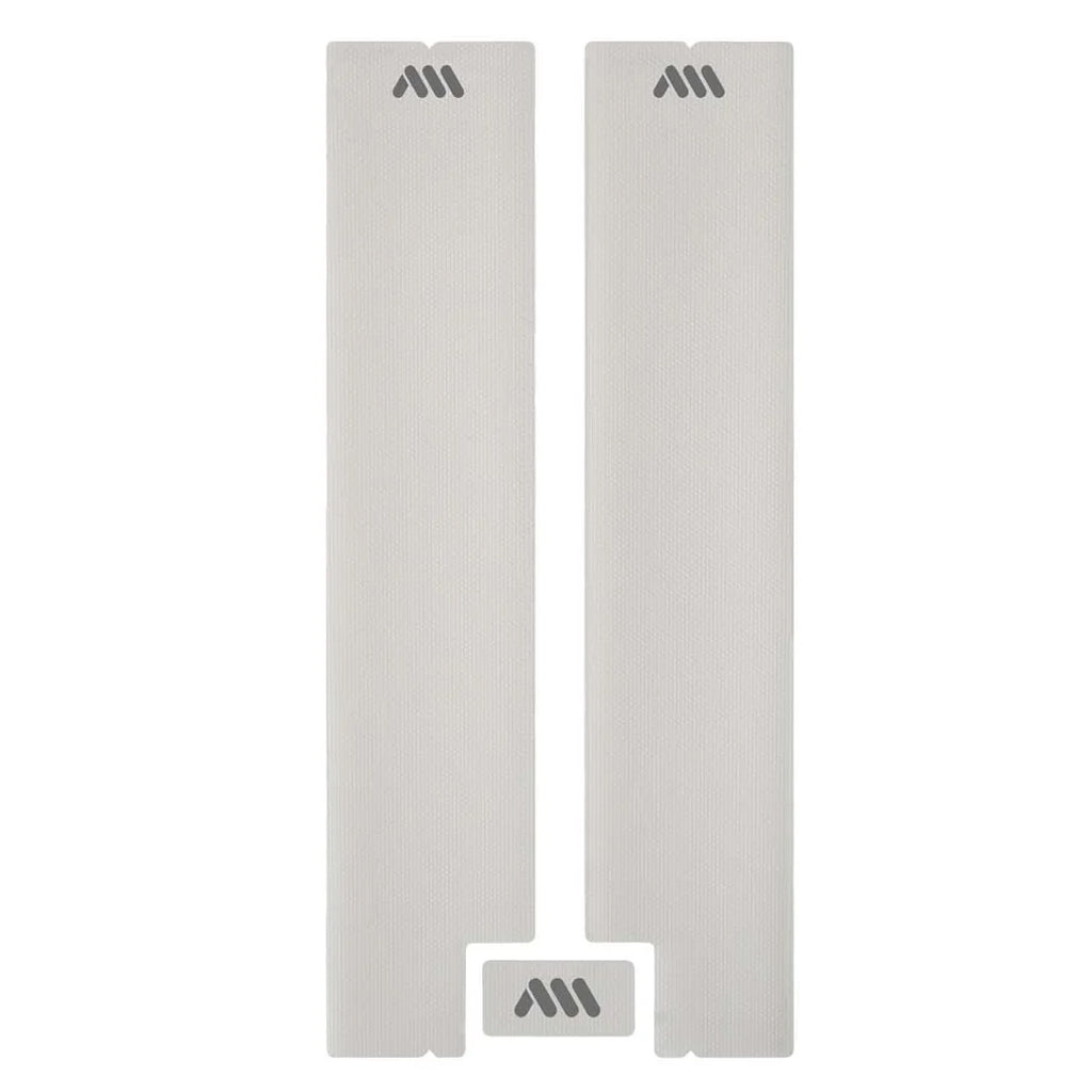 All Mountain Style Honeycomb Fork Guard - Clear/Silver | Dirt Bike & Motorcycle Protection | Perfect for Off-Roading, Trail Riding & MX Racing