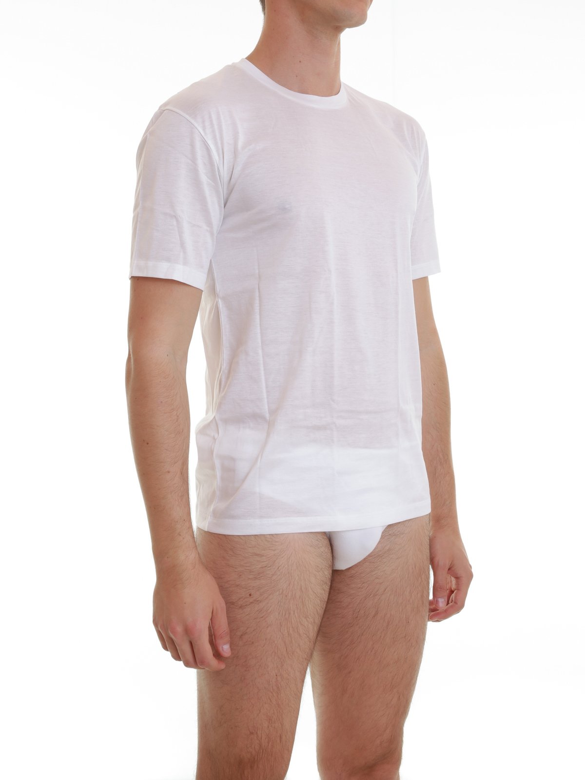 Hanro Men's Cotton Sporty Tee Shirt - Breathable Comfort Fit Casual T-Shirt for Gym, Running & Everyday Wear