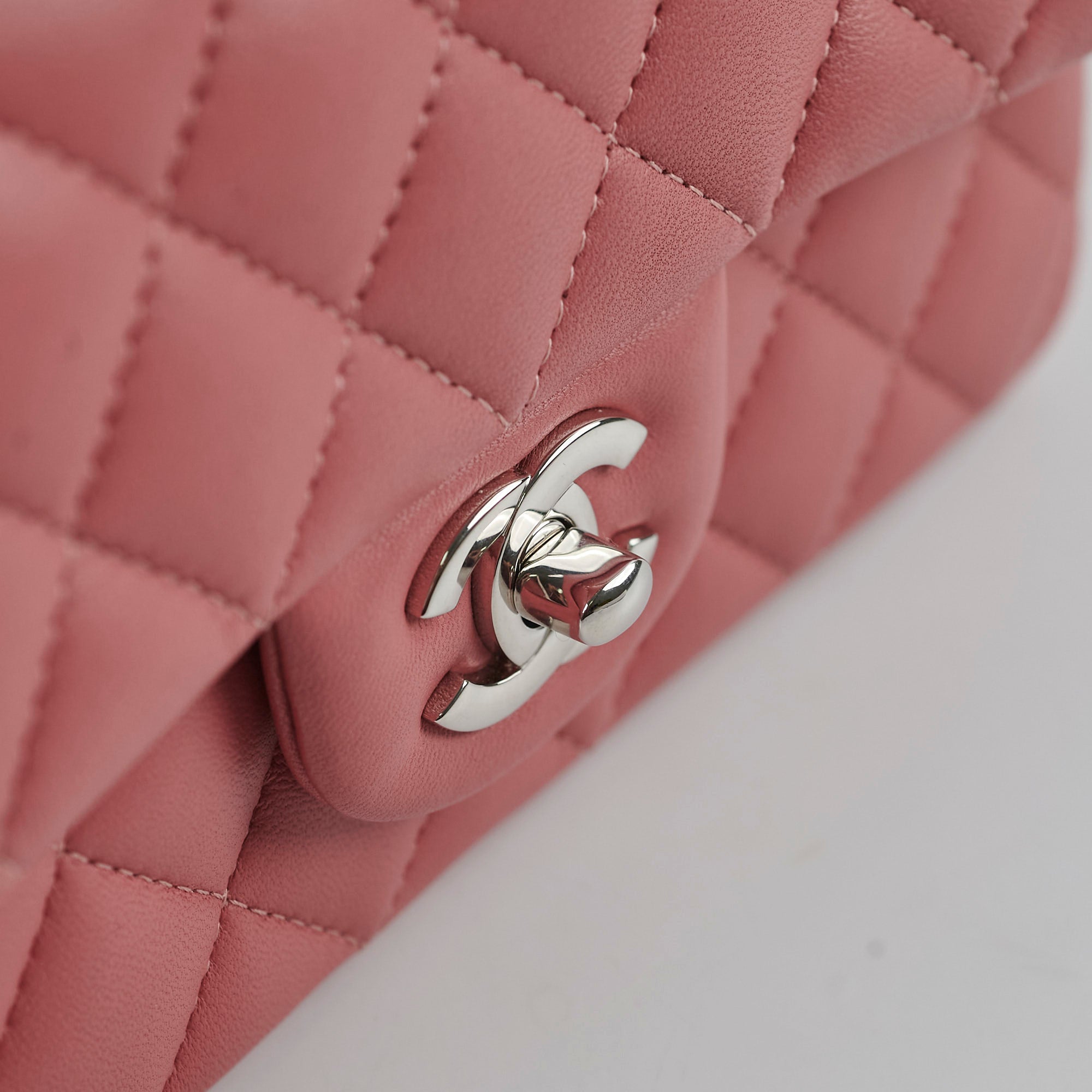 Chanel Mini Rectangular Flap Bag in Pink - Luxury Quilted Leather Crossbody Bag for Women | Perfect for Date Night, Parties & Special Occasions