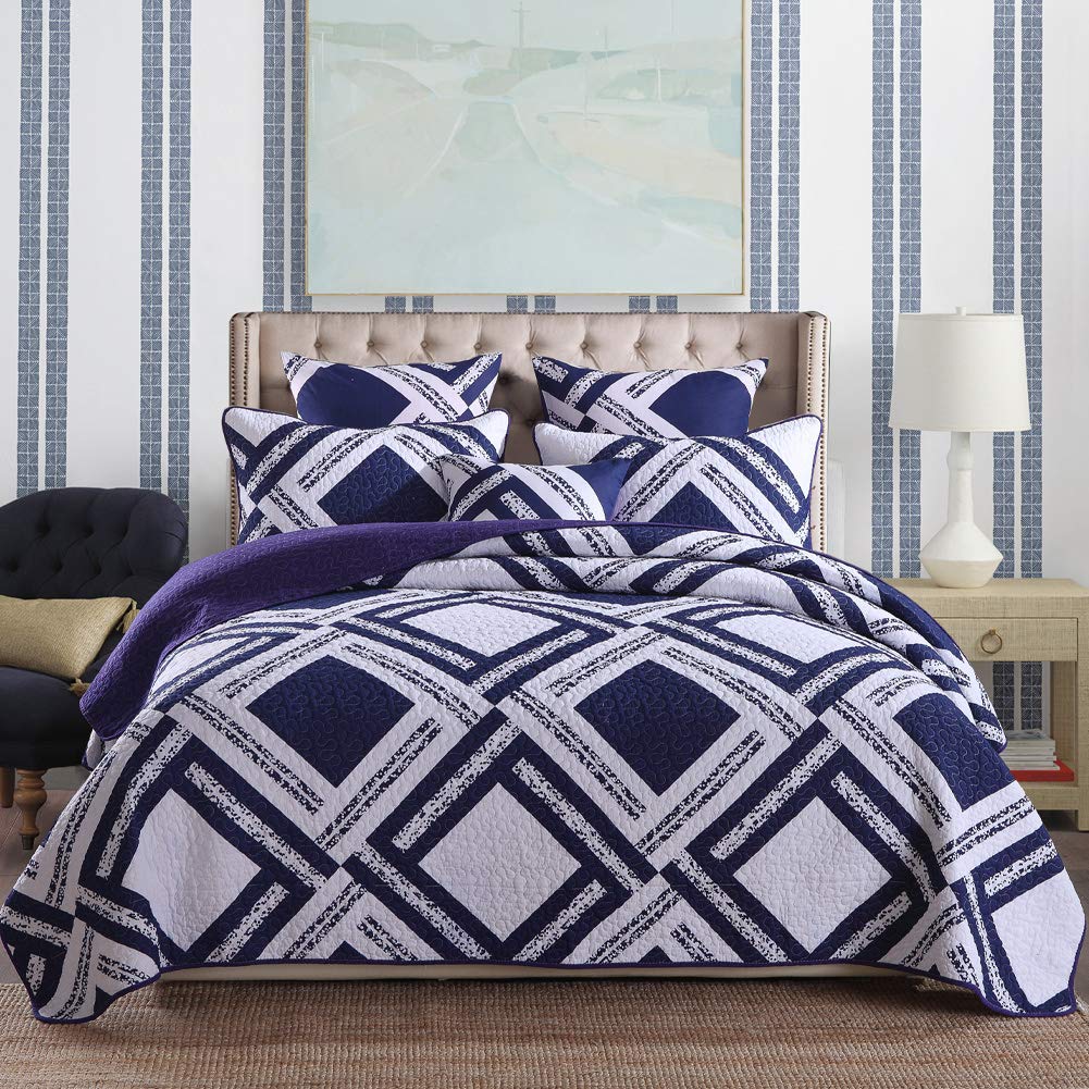 Secgo 3-Piece King Size Quilt Set (96