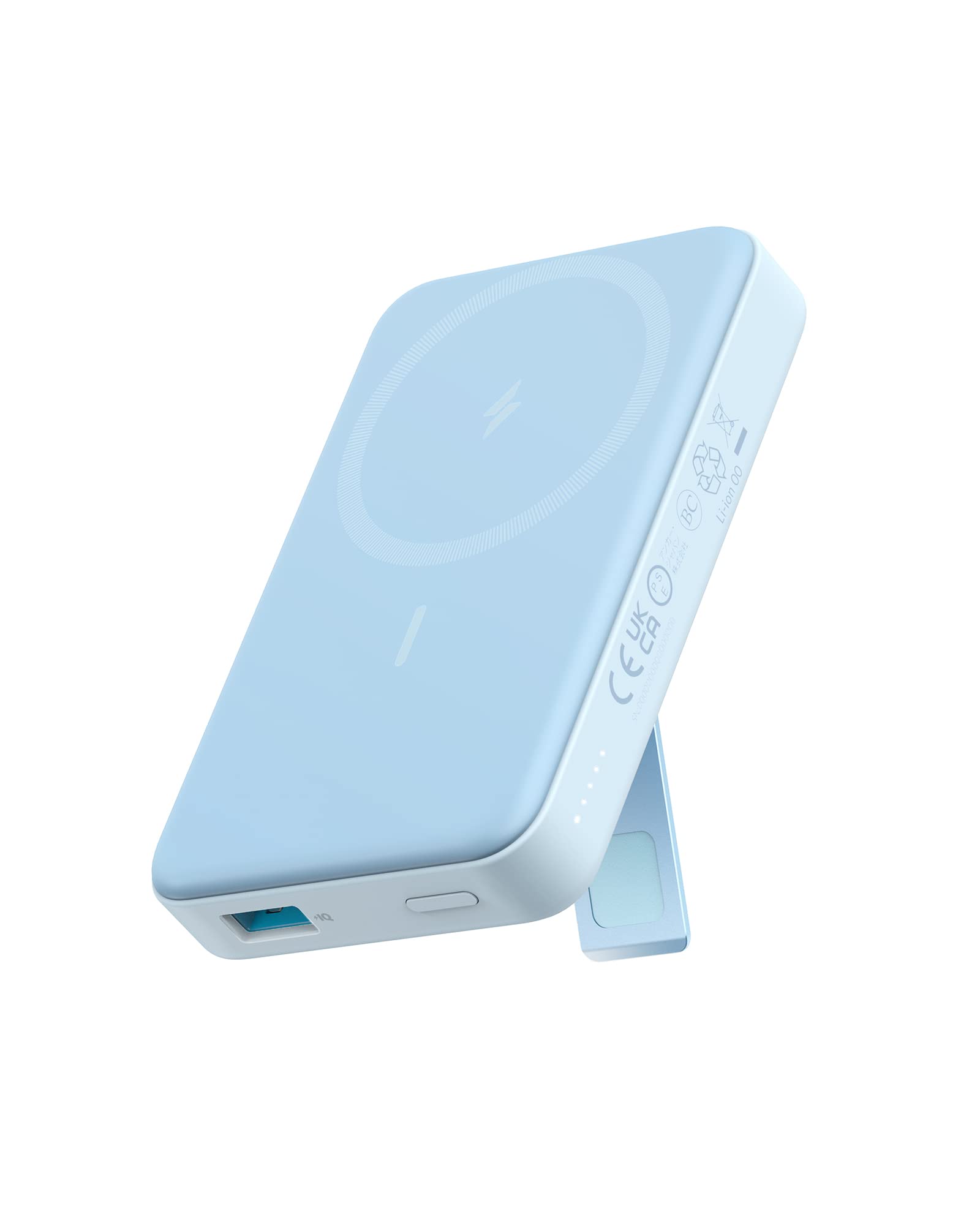 Anker 633 Magnetic Power Bank 10,000mAh - Wireless Portable Charger with Stand, 20W USB-C Fast Charging, Magsafe-Compatible for iPhone 16/15/14/13/12 Series - Perfect for Travel, Office & Home Use