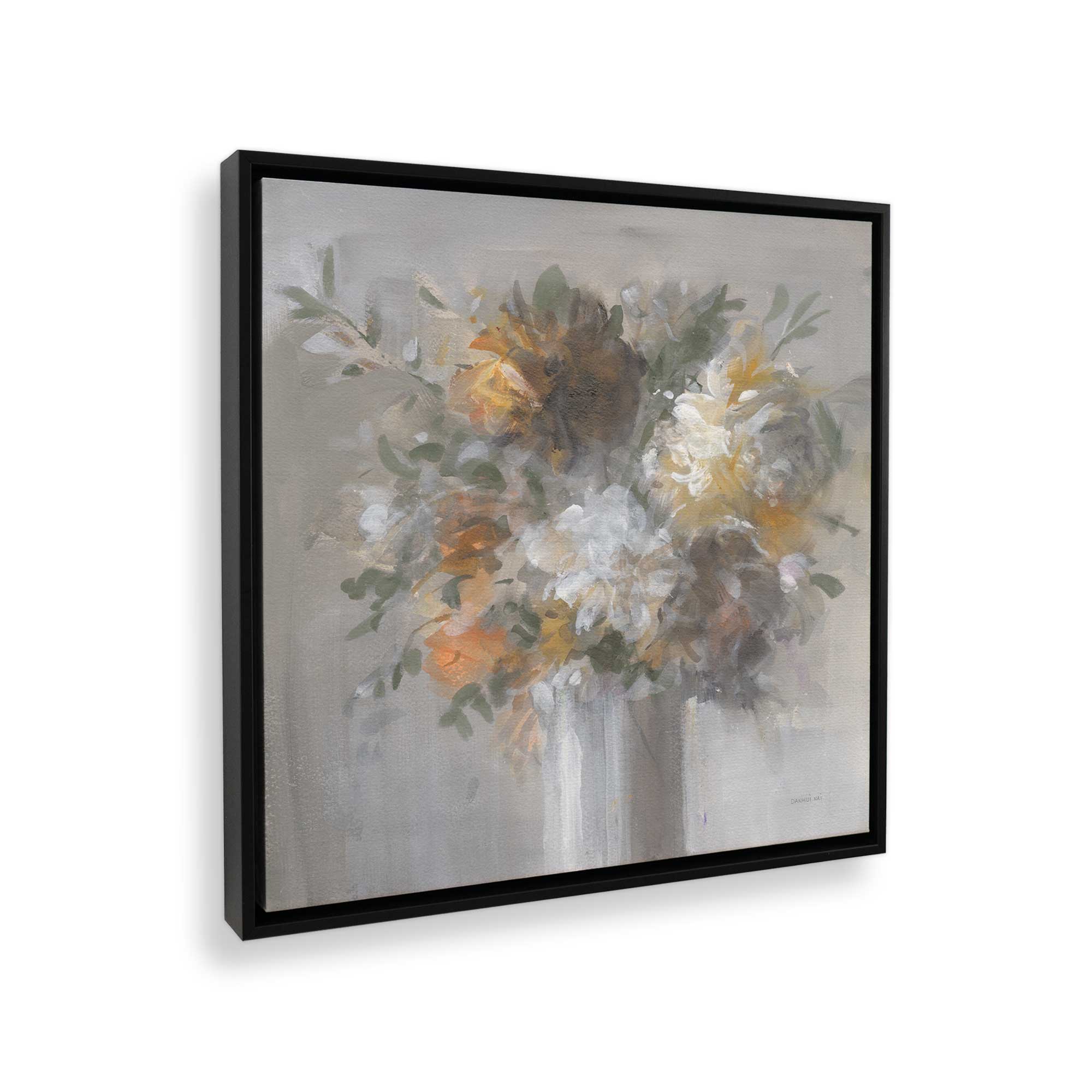 Harvest Blooms Canvas Wall Art - Floral Print for Home Decor, Living Room, Bedroom & Office