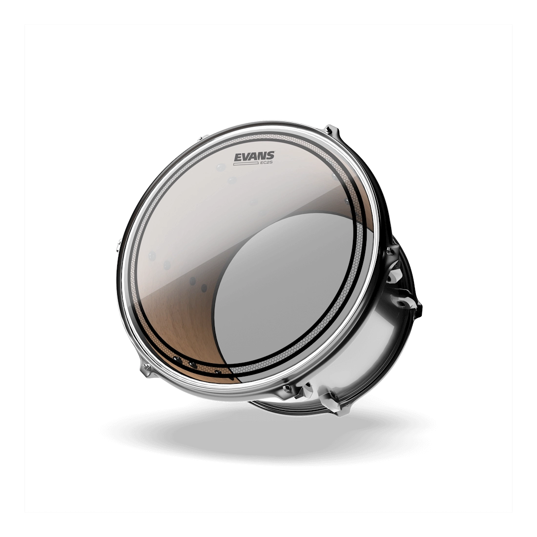 Evans EC2 SST Clear Drumhead 12 Inch - Premium Drum Skin for Snare and Toms - Perfect for Rock, Pop, and Studio Recording
