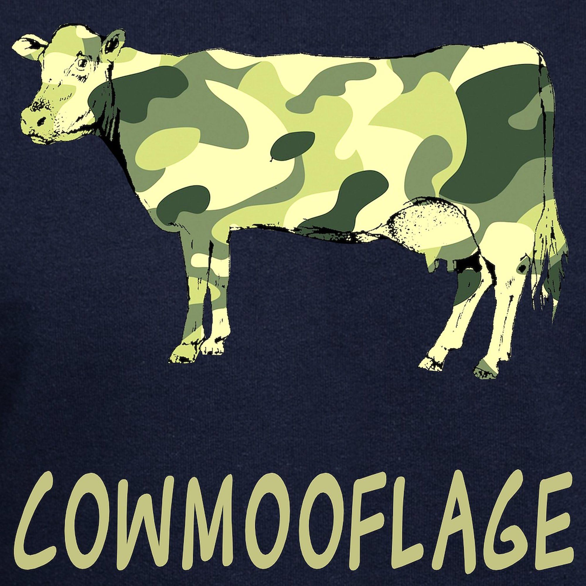Cowmooflage Hoodie for Men - Dark Camouflage Pullover Sweatshirt, Regular Fit, Comfortable & Stylish | Perfect for Outdoor Adventures, Casual Wear & Gifts