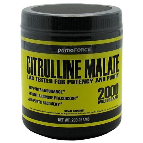 Primaforce Citrulline Malate Powder 200g - Premium Workout Supplement for Muscle Pump, Endurance & Recovery - Ideal for Pre-Workout, Bodybuilding & Athletic Performance