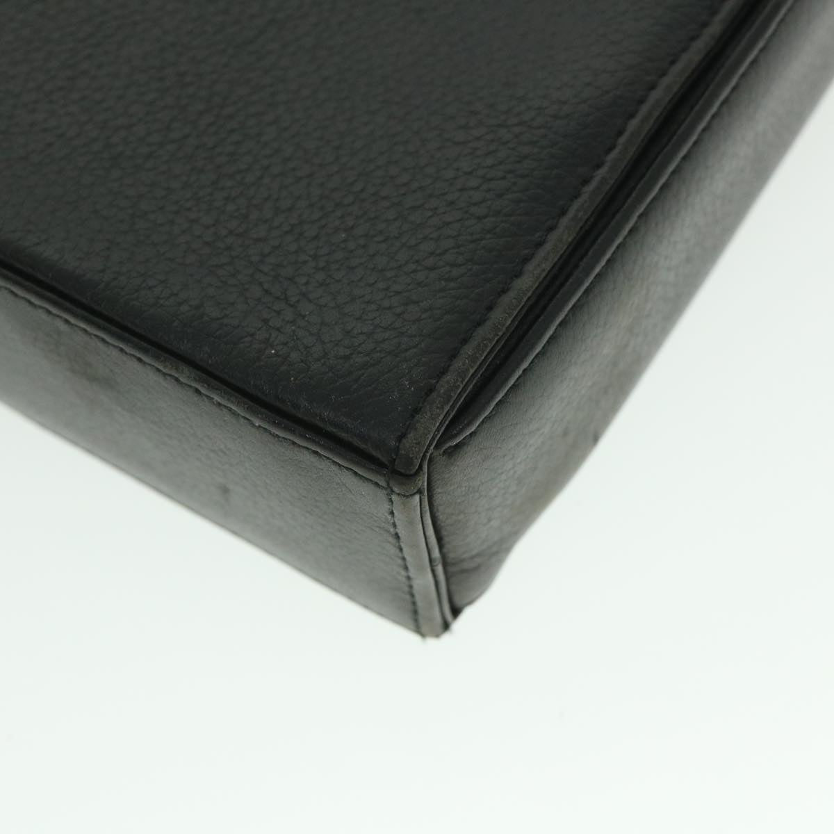 Stylish Black Leather Shoulder Bag for Women - Adjustable Shoulder Strap - Perfect for Work, Travel & Everyday Use