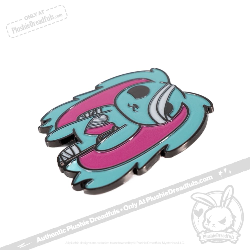 Plushie Dreadfuls 2-Inch Enamel Pin - Cute Kawaii Collectible for Backpacks, Jackets & Accessories