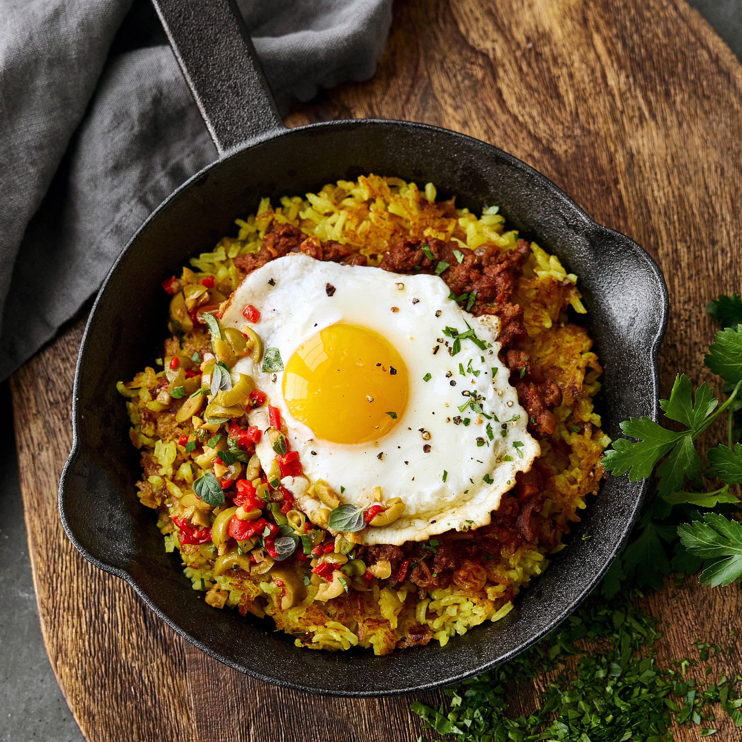 Bobby Flay by GreenPan 8-Inch Cast Iron Skillet - Nonstick Frying Pan for Stovetop & Oven Cooking, Perfect for Searing, Baking & Sauteing