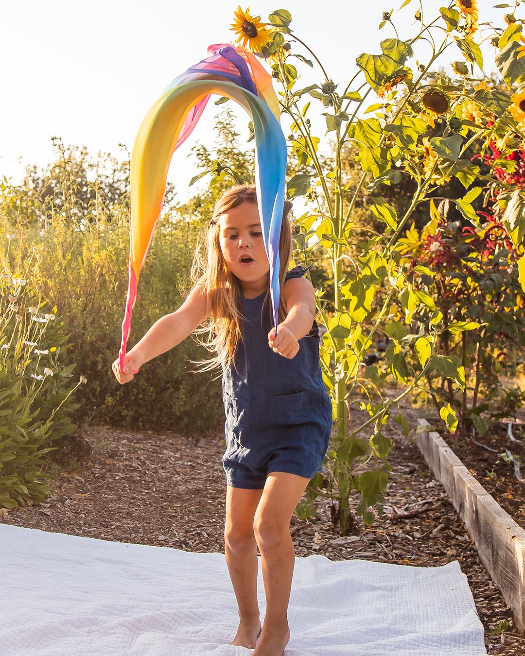 Enchanted Playsilks - Premium Silk Play Scarves for Kids, Sensory Toys for Toddlers, Dress-Up & Pretend Play - Perfect for Imaginative Play, Dance, and Storytelling