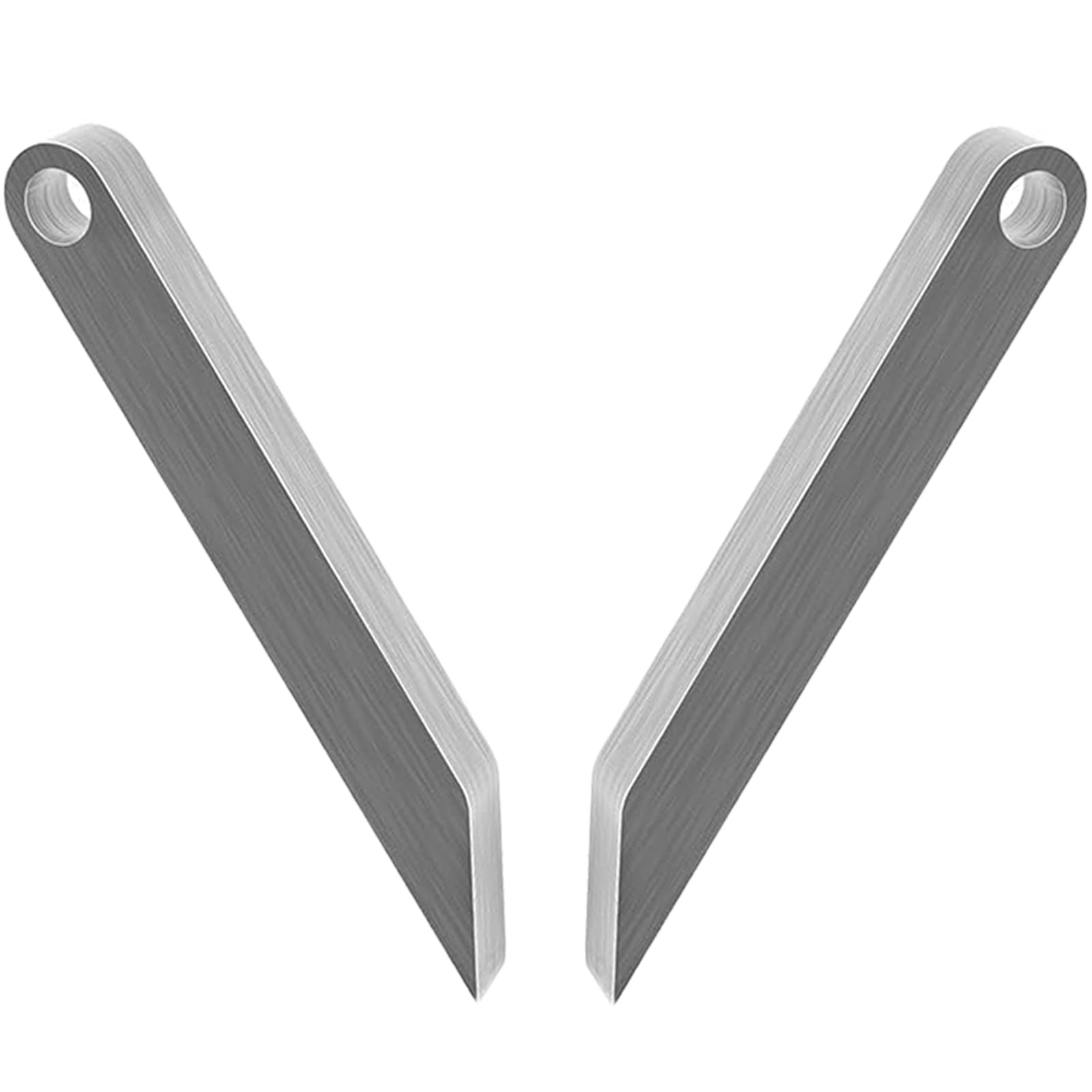 2 PCS Stainless Steel Keychain Pry Bar - Compact Multi-Tool for EDC, Outdoor Adventures & Emergency Situations