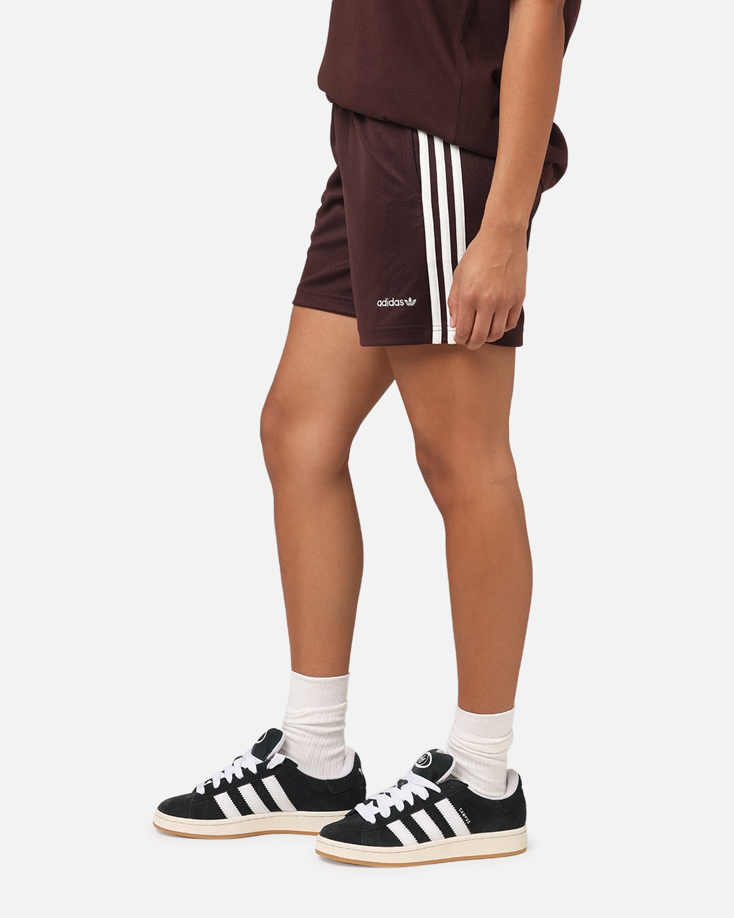 Adidas Men's Football Shorts - Brown Athletic Training Shorts for Soccer & Running - Comfortable & Breathable for Sports & Workouts