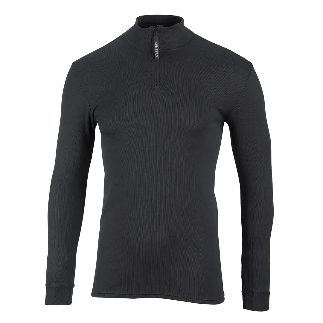 Factor 1 Zip Turtle Base Layer Top - Moisture-Wicking Thermal Underwear for Men & Women - Perfect for Cold Weather Hiking, Skiing & Outdoor Activities