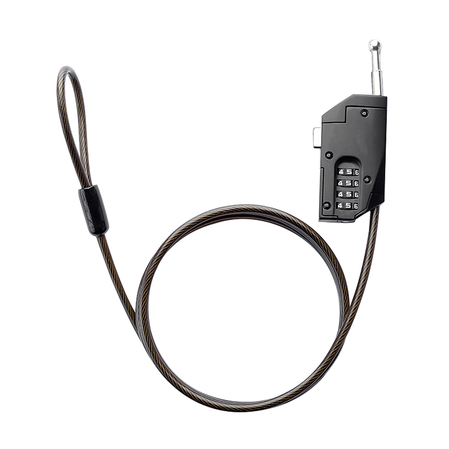 Outdoor Waterproof Game & Trail Camera Cable Lock with 4-Digit Combination - No Key Needed, 10000 Security Combinations - Secure Hunting Camera, Wildlife Monitoring & Outdoor Surveillance Equipment for Deer Hunting & Trail Security
