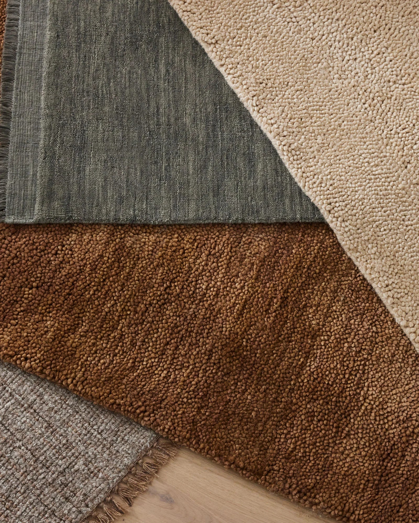 Valencia Rug Dune - Soft Bohemian Area Rug for Living Room, Bedroom & Nursery | Eco-Friendly Handwoven Cotton Carpet for Home Decor