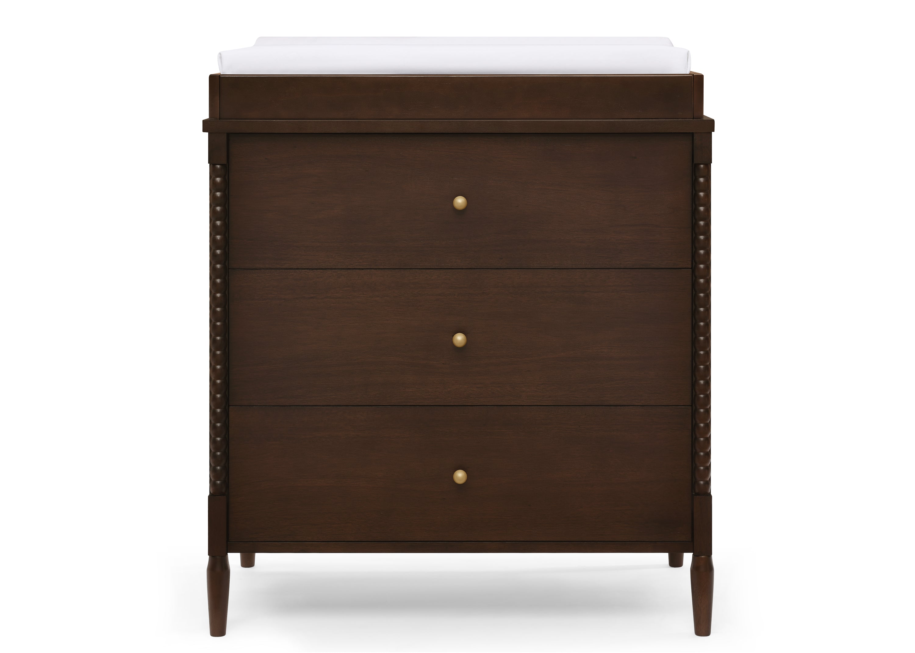 Lily 3 Drawer Dresser with Interlocking Drawers - Sturdy Bedroom Storage Furniture for Clothes, Toys & Organizing - Perfect for Kids Room, Nursery or Dormitory