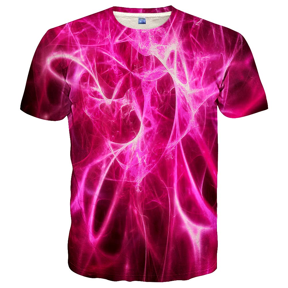 EOWJEED Unisex 3D Graphic Print T-Shirts for Men & Women - Casual Short Sleeve Tee Shirts - Perfect for Streetwear, Daily Outfits & Summer Fashion