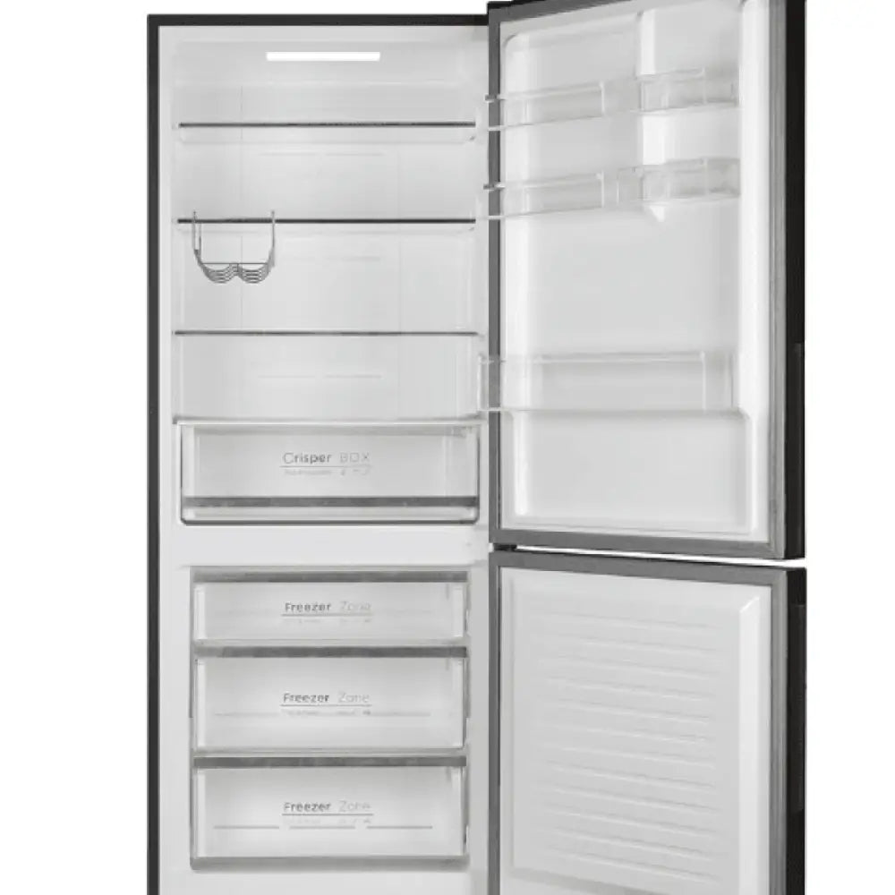 CHiQ CBM393NB3 396L Bottom Mount Refrigerator - Energy Efficient, Spacious French Door Fridge for Modern Kitchen & Home Use