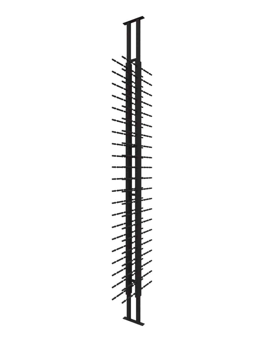 2-Sided Floor to Ceiling Wine Rack Display - Holds 84 Bottles | Space-Saving Wine Storage for Home Bars, Restaurants & Cellars