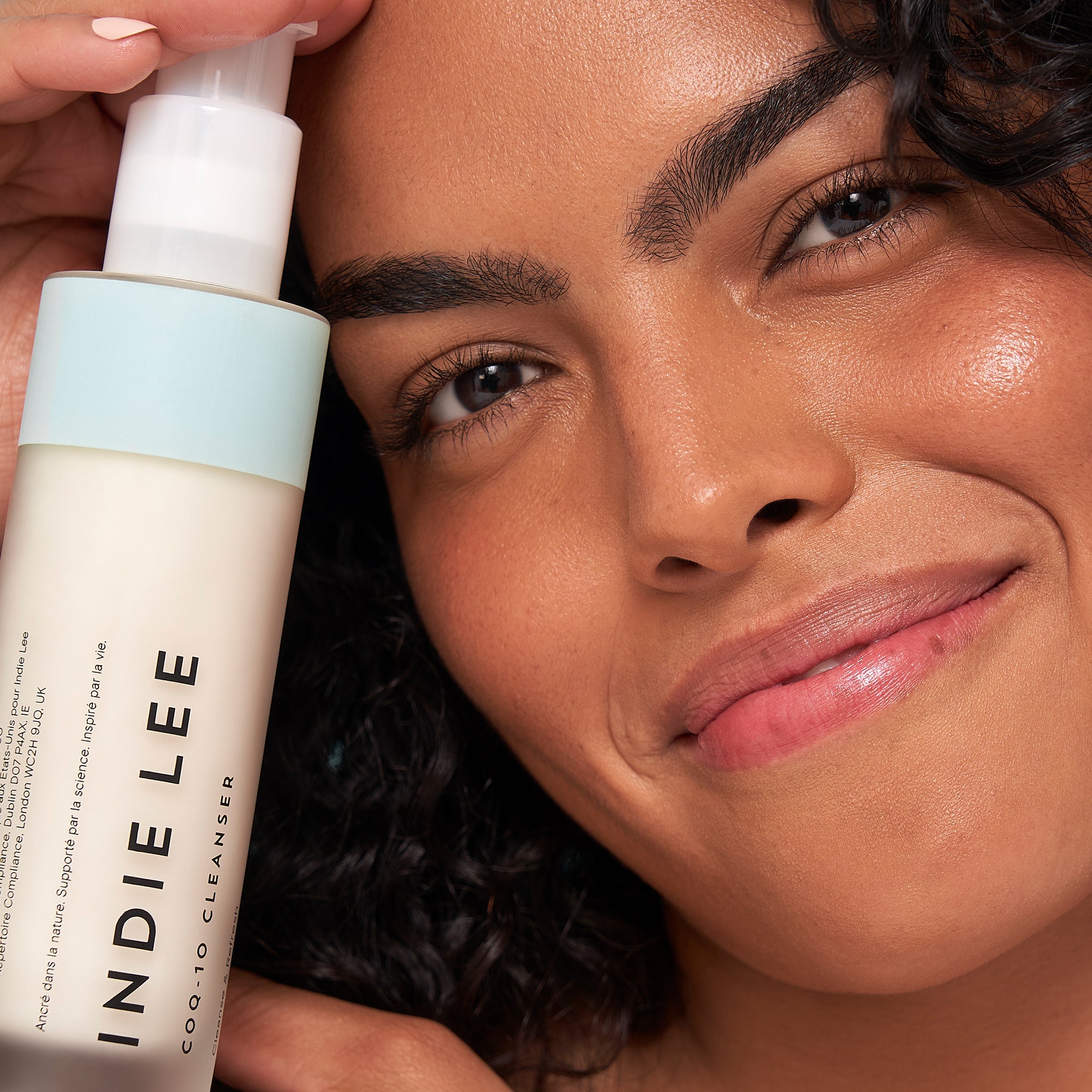 Indie Lee CoQ10 Facial Cleanser - Gentle Antioxidant Face Wash for All Skin Types - Perfect for Daily Skincare Routine & Removing Makeup