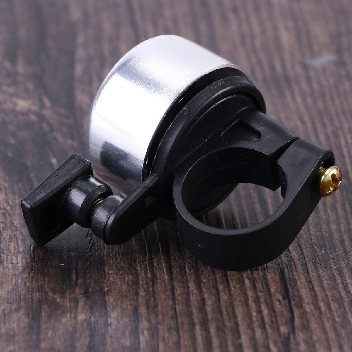 BESPORTBLE Aluminum Alloy Bike Bell - Loud MTB Mountain Bicycle Handlebar Horn Ring, Durable Cycling Accessories for Road & Commuter Bikes (Golden) - Perfect for Urban Commuting & Trail Riding Safety