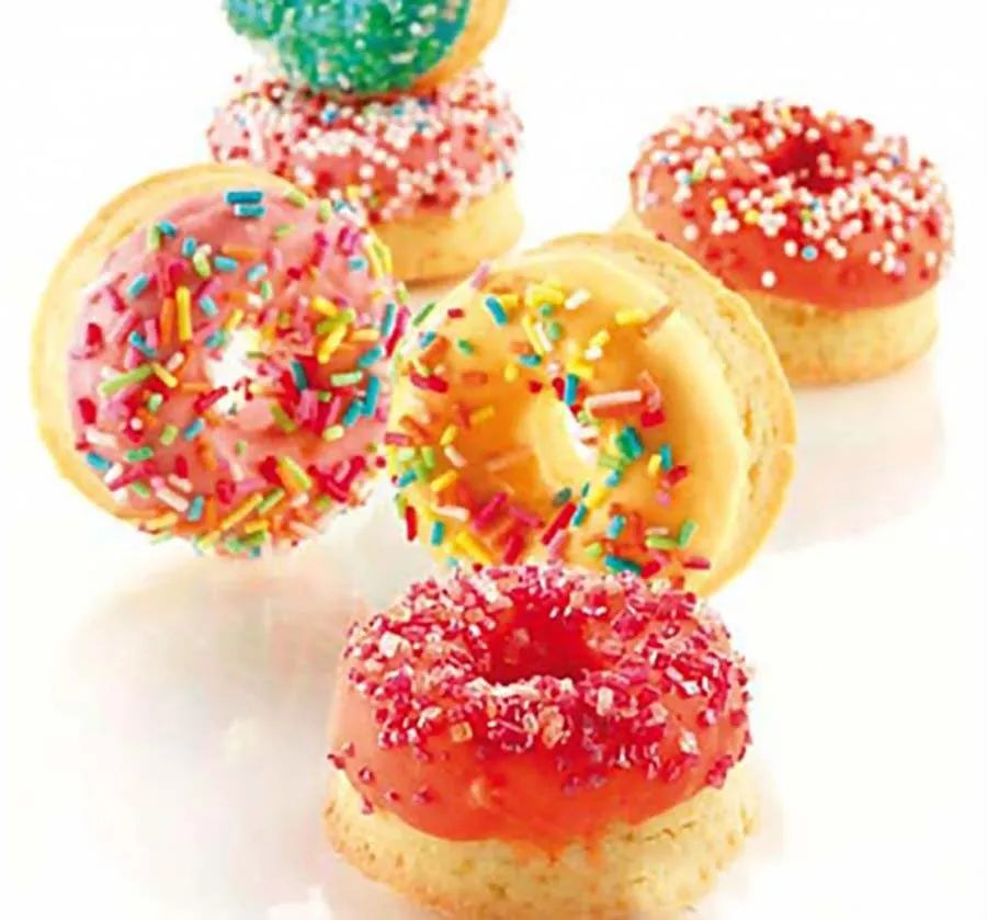 Non-Stick Donut Maker with 15 Interchangeable Shapes - Perfect for Homemade Donuts, Breakfast, and Party Treats