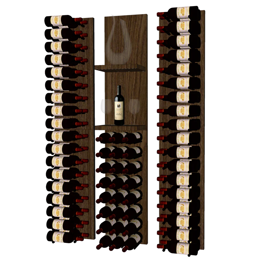Blue Grouse THE SHOW VINdustry Wine Wall - Premium Wine Display Rack for Home, Bar, Restaurant & Wine Cellar Organization