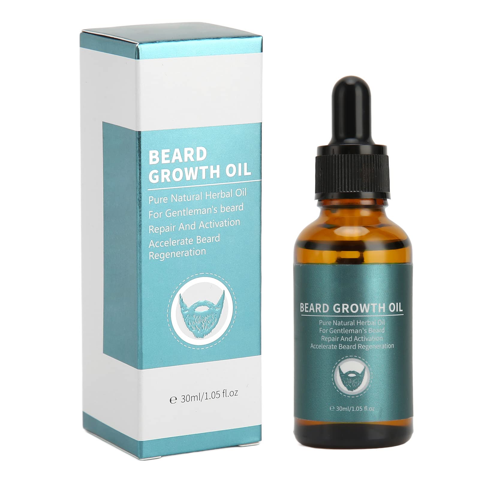 Beard Growth Oil for Men - Natural Beard Care Oil to Stimulate Hair Growth, Activate Dormant Follicles & Repair Damaged Hair | Daily Grooming & Styling Essential for Thicker, Healthier Facial Hair