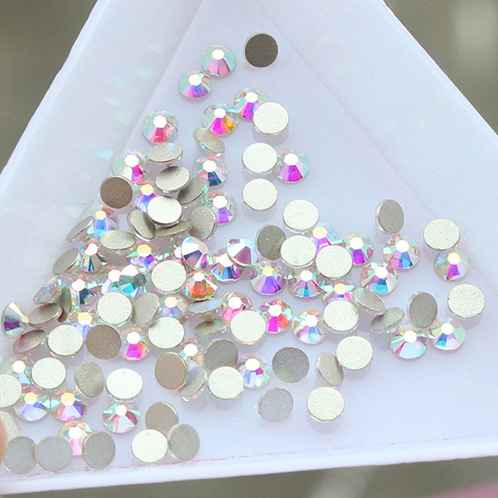 1440pcs Rhinestone Nail Art Decorations - Self-Adhesive Nail Gems, Jewelry Accessories for Nails, Toiletry Pouch & Acrylic Nails - Perfect for DIY Manicures, Nail Salons & Party Glam Looks
