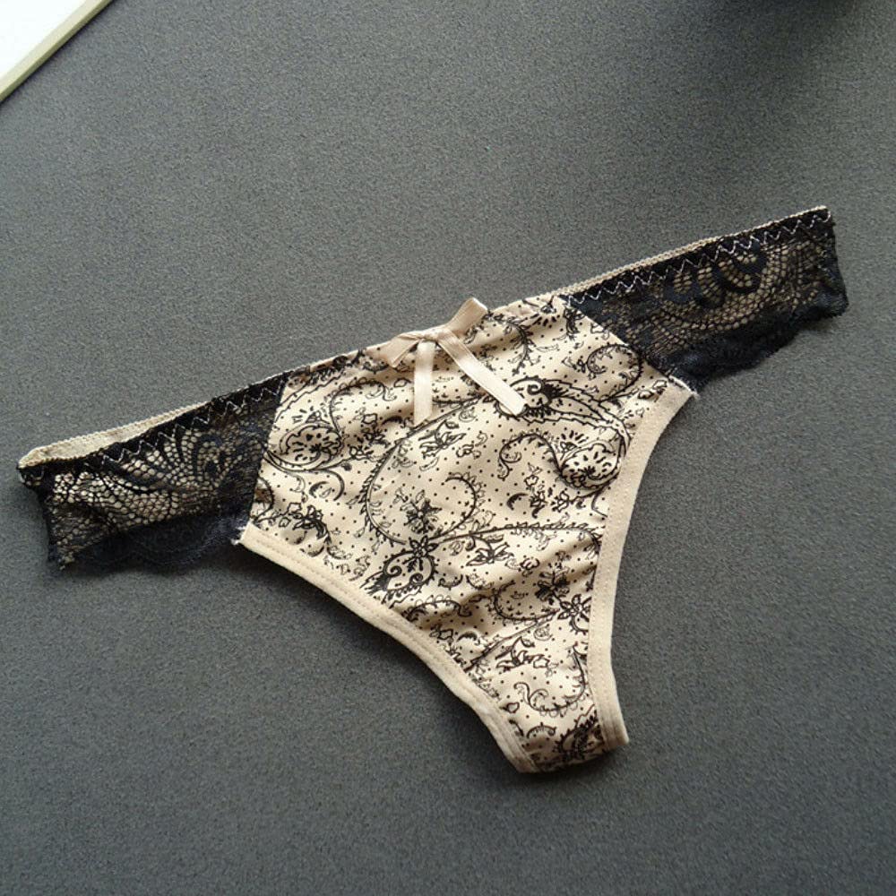 Women's Push Up Padded Bra and Thong Lingerie Set - Sexy Comfortable Underwear for Everyday Wear & Special Occasions
