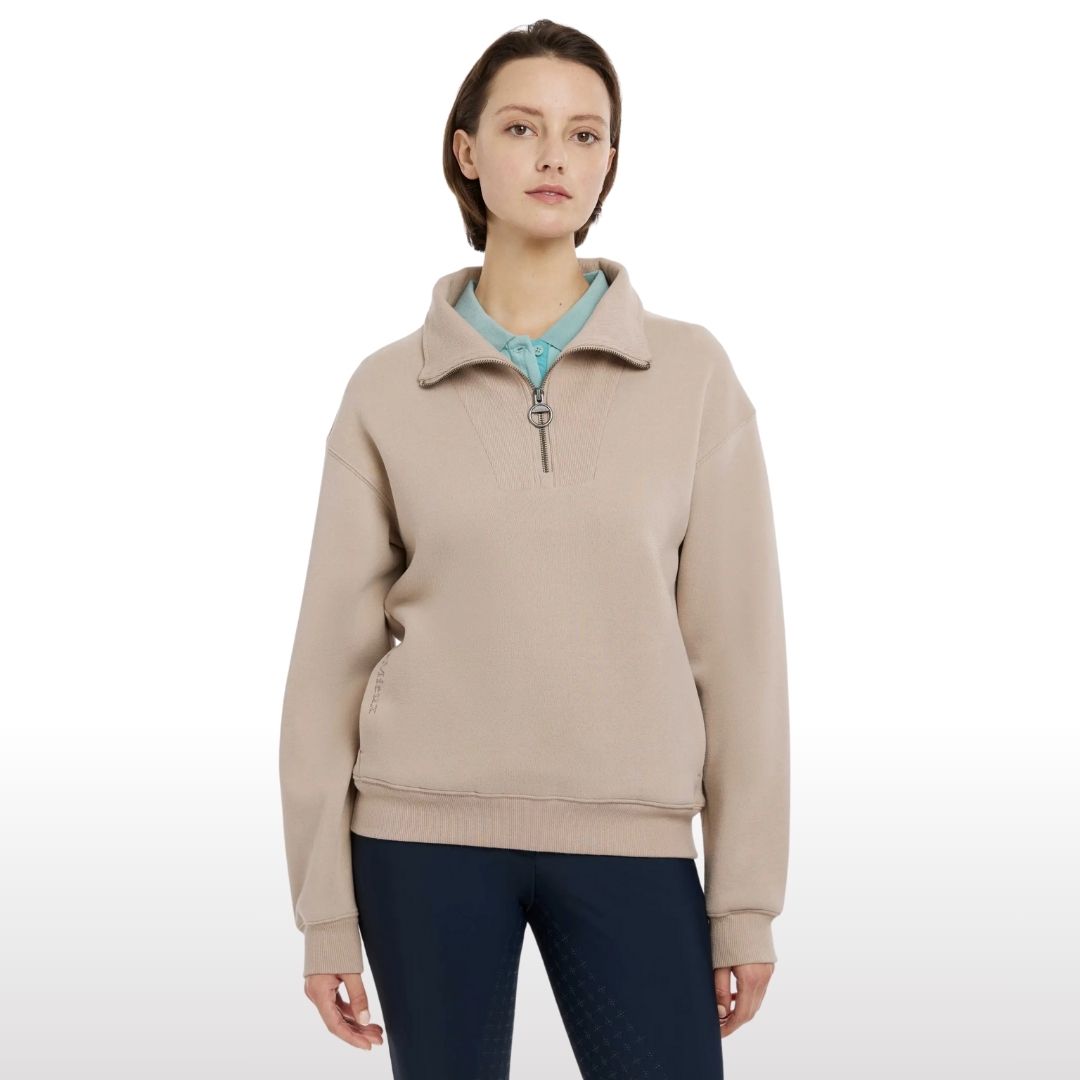 LeMieux Keira Quarter Neck Sweatshirt - Women's Casual Pullover Top for Everyday Wear | Perfect for Work, Lounge & Outfits