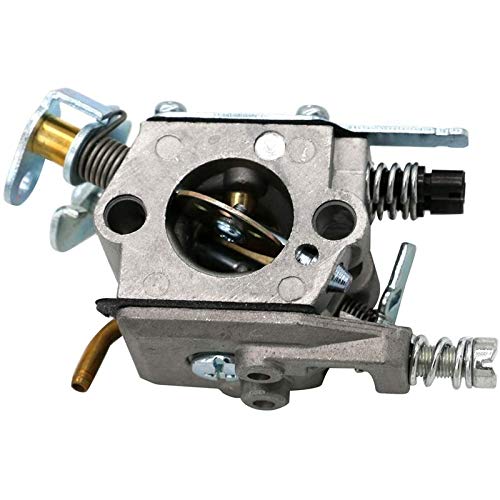 Husqvarna 136 137 141 142 36 41 Chainsaw Carburetor Gasket & Ignition Coil Repair Kit - Compatible with Zama & Walbro - Power Tool Replacement Parts for DIY Chainsaw Maintenance & Repair