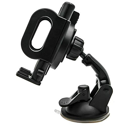 TOTMOX Universal Car Phone Holder - Dashboard & Windshield Mount for iPhone, Android Smartphones - Secure GPS Navigation, Hands-Free Driving Accessory - Perfect for Commuting, Road Trips & Uber Drivers